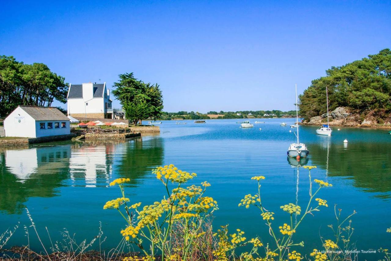 Belle Longere En Campagne A Larmor Baden别墅 外观 照片