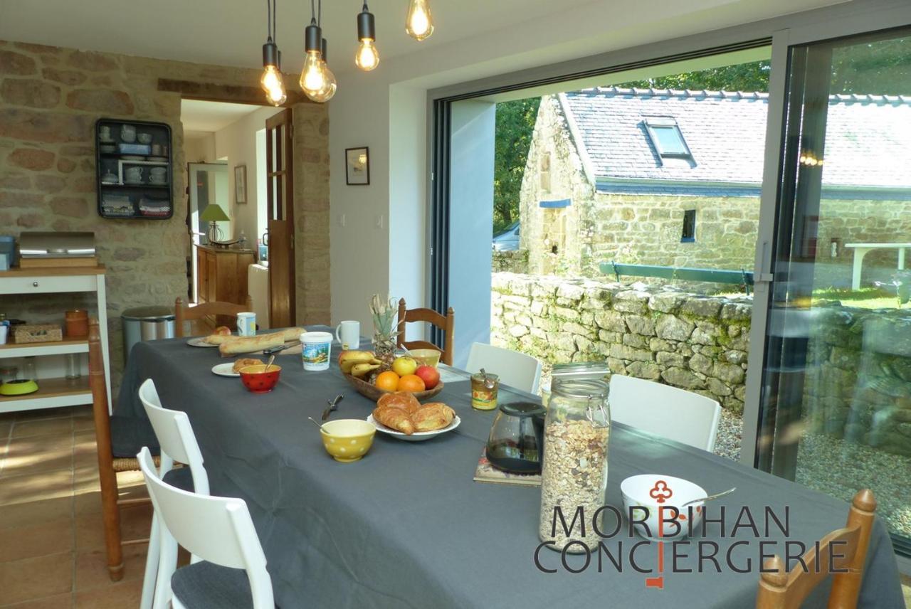 Belle Longere En Campagne A Larmor Baden别墅 外观 照片