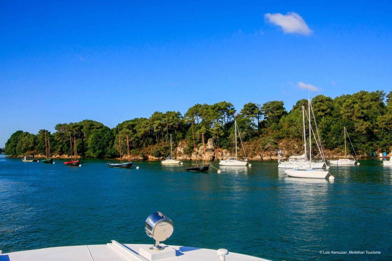 Belle Longere En Campagne A Larmor Baden别墅 外观 照片