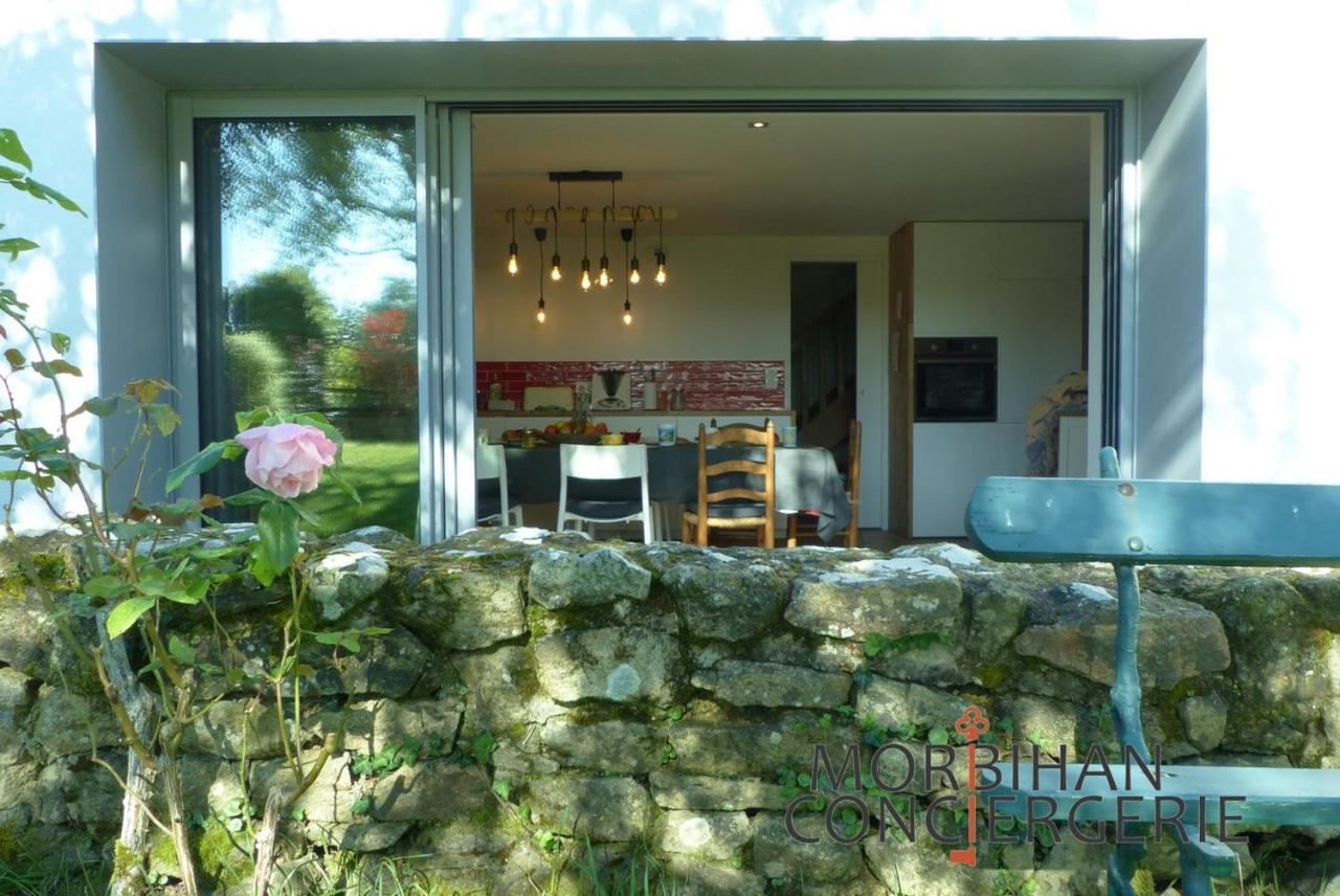 Belle Longere En Campagne A Larmor Baden别墅 外观 照片